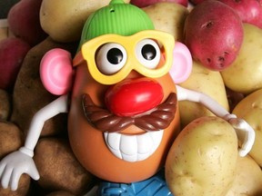 Mr. Potato head knows the nutritional value of a good old-fashioned spud.