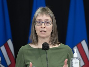 Alberta's chief medical officer of health Dr. Deena Hinshaw provided, from Edmonton on Wednesday, February 3, 2021, an update on the fight against COVID-19 in the province.