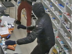Edmonton Police have arrested six men they believe are responsible for at least 14 armed, violent robberies or attempted robberies have occurred at pharmacies, cellphone stores and a jewelry/antique store between July 2020 and February 2021. Police believe there are more suspects.