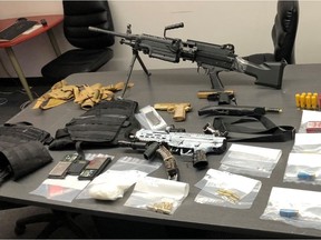 On Friday, Feb. 5, 2021, the BEATS team, the EPS tactical unit and the EPS canine unit executed a search warrant at a residence in the area of 112 Avenue and 93 Street. Five individuals, two males and three females, were arrested as a result. During the search of the residence, police located drugs, firearms, replica firearms, ammunition, body armour and cash.