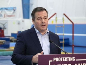 Premier Jason Kenney on Feb.17, 2021.