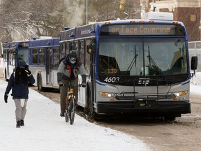 The University of Alberta Transit Centre, is seen on Friday, Feb. 5, 2021. City police are investigating two separate "hate-motivated assaults" against Muslim women that took place Feb. 3, 2021.
