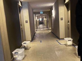 Angelo Vanegas took this photograph of the hallway while he was spending 14 days quarantined in Calgary at one of the government-designated facilities after returning from a visit with family in Mexico in mid-January.