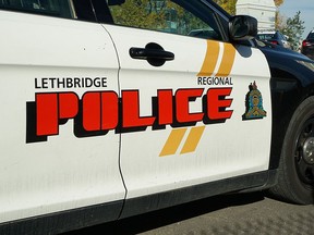 Lethbridge police cruiser.