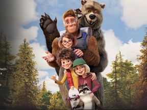A screengrab from the Netflix website shows the animated movie called Bigfoot Family.