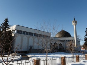 Al Rashid Mosque is seen in Edmonton, on Friday, March 15, 2019 .