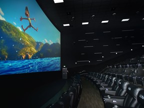 The new Landmark Cinemas 8 Tamarack, which is ready to open once the province announces Step 3 of the COVID-19 relaunch, located in southeast Edmonton, Thursday, March 18, 2021.