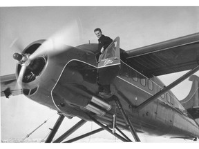 Max Ward takes delivery of his first Otter aircraft in 1953, the year he launched Wardair.