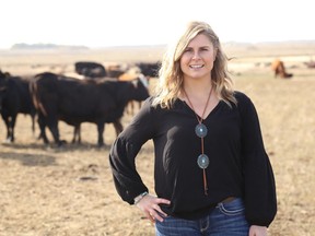 Photo of Holly Sparrow, president of the Young Cattleman’s Council.