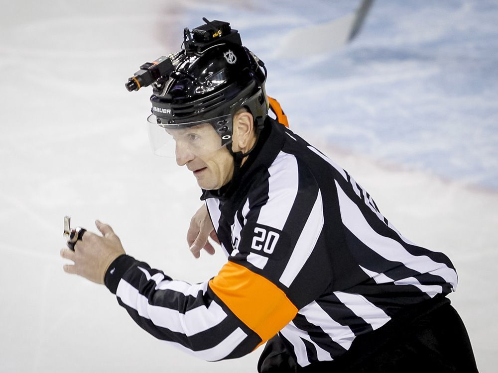NHL bans referee after hot mic captures penalty quip Edmonton Journal