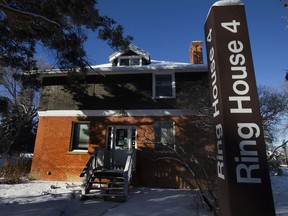 The four Ring Houses at the University of Alberta won't be demolished. They have been purchased by Primavera Development Group to be relocated as part of a planned community arts project.