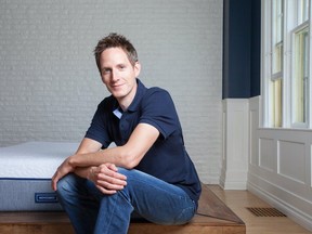 Sam Prochazka, founder of GoodMorning.com, an Edmonton-based bed-in-a-box company.