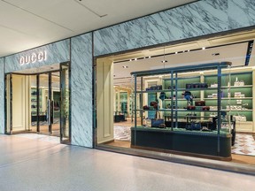 Gucci has opened a new store in West Edmonton Mall.