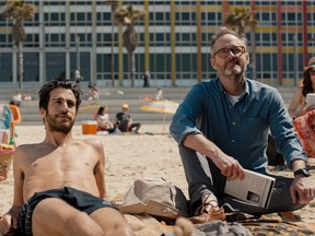 John Benjamin Hickey and Niv Nissim in Sublet, which plays the Edmonton Jewish Film Festival May 4. Daniel Miller photo.