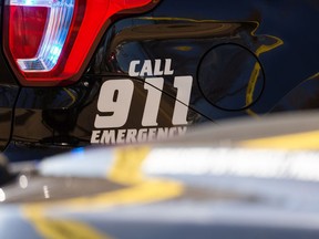 An Edmonton Police Service vehicle on a recent call.