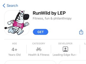 Leading Edge Physiotherapy RunWild Marathon and Event on June 12 and 13 is virtual this year due to the COVID-19 pandemic. In an effort to bring the community together virtually, RunWild has a new app to connect race participants as they prepare for the run/walk event.