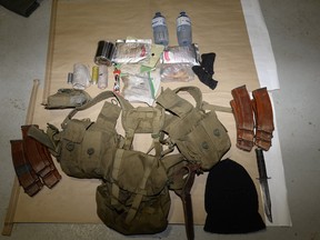 RCMP's Integrated National Security Enforcement Team have laid 34 criminal charges against Kelvin Gregory Maure. RCMP executed search warrants on several properties resulting in the seizure of numerous firearms and other paraphernalia. Images supplied by RCMP.