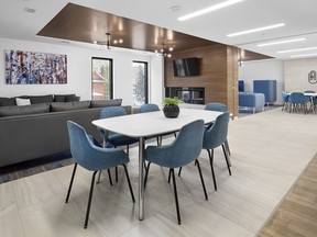 Augustana's amenities include a large lounge for residents.