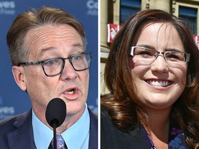 MLAs Drew Barnes and Angela Pitt are among a group of UCP caucus members who have opposed their own government's pandemic policies.