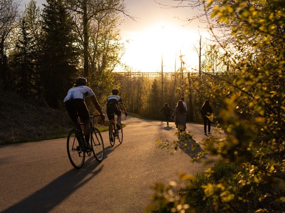 The mountain bike facility would be in a primarily forested area of Queen Elizabeth Park.