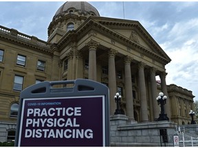 The Alberta legislature.