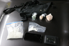 Drugs seized during a street-level supplier investigation. Edmonton police’s drug and gang enforcement unit laid 87 charges against eight people during three separate drug-trafficking investigations that wrapped up in May 2021. supplied