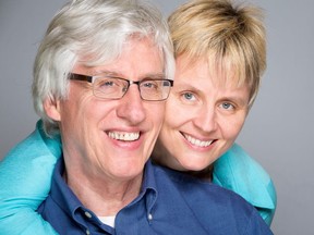 Author Reinekke Lengelle and her partner Frans Meijers, left. Lengelle is the author of Writing the Self in Bereavement: A Story of Love, Spousal Loss, and Resilience, which she began shortly after Meijers death in late 2018.