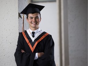 McNally High School valedictorian Corey Ly on June 17, 2021, in Edmonton.