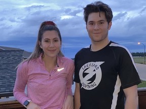 Haley Kwan and her brother Treston Moisey are raising money for Canadian Feed the Children by running 215 km before the end of June in honour of the children found in the former Kamloops residential school mass grave.