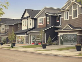 The new show home parade at Ambleton, by Qualico Communities, in northwest Calgary.