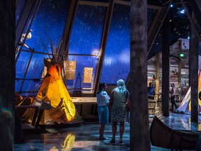 The Indigenous Peoples Experience is the new exhibit at Fort Edmonton Park, where visitors will learn of First Nations and Métis peoples' histories, cultures, experiences. The park opens to the public  on July 1, 2021, after being closed for nearly three years.