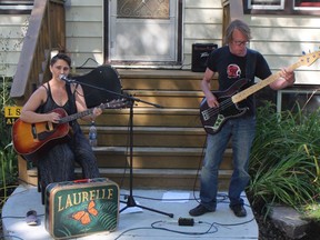 Laurelle and C-Note are playing Riverbend United Church Saturday afternoon.