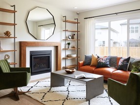 The great room in the Bianca show home by Coventry Homes in West Secord, which was later bought by the Kempenaar family.