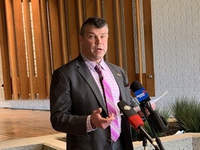 Michael Elliott, president of the Edmonton Police Association, says a contingent of Edmonton police officers will attend the memorial service in Toronto for the fatally injured officer.
