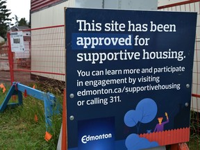 A supportive housing site being built with some federal money previously announced. New federal funding was announced on Tuesday, July 6, 2021, for future builds in Edmonton.