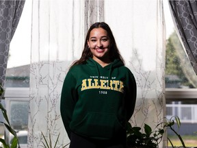 Anaiah Talma, seen at home in Edmonton, on Friday, July 16, 2021, is a University of Alberta student who's facing down the youth job market affected by the COVID-19 pandemic.