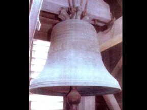 Mounties are looking for tips after a church bell like the one shown here was stolen from a Hay Lakes church. RCMP handout