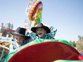Hold on to your hats! The Calgary Stampede Midway has rides for people of all ages. SUPPLIED BY CALGARY STAMPEDE