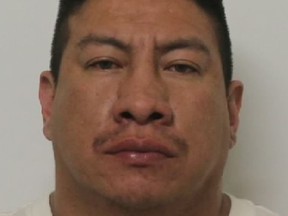 Mounties put out the bulletin Tuesday for Harvey Francis Moosomin of Maskwacis.

Moosomin is described as a six-foot-tall Indigenous man weighing 250 pounds. He has brown hair and brown eyes.
