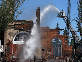 St. Jean Baptiste Parish in Morinville, Alta., burned to the ground on June 30, 2021.