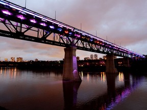 The High Level Bridge will be lit up in magenta and teal on Thursday, July 22, to commemorate World Fragile X Day.