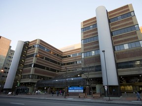 The exterior of the University of Alberta Hospital, in Edmonton Alta. on Monday Oct. 5, 2015. David Bloom/Edmonton Sun/Postmedia Network