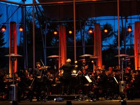 The Edmonton Symphony Orchestra playing in Symphony Under the Sky in 2019. The mini-festival is back this year in Hawrelak Park from Aug. 26, to Sept. 5.