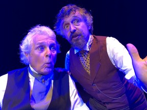 Kenneth Brown and John Huston in 2 Sherlock Holmes Adventures, playing at Stage L at the Fringe.