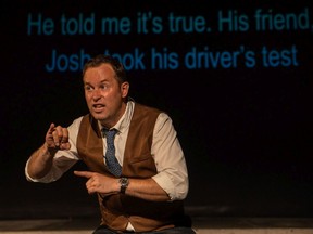 Chris Dodd stars in Deafy, a show at the 2021 Edmonton International Fringe Festival.