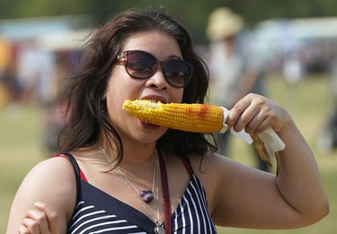 There was a whole lot of eating going on at the Edmonton Heritage Festival held in Hawrelak Park on Saturday July 31, 2021.