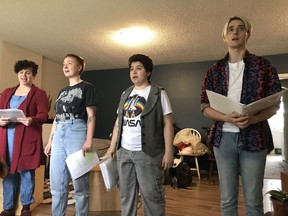 One Song is a staged reading of a new musical at the 2021 Edmonton International Fringe Festival.
