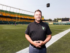 Chris Presson, President and CEO, Edmonton Elks, talks about health and safety measures that are being implemented with the reopening of Commonwealth Stadium and the return of CFL football on August 7. Taken on Thursday, Aug. 5, 2021 in Edmonton. Greg Southam-Postmedia