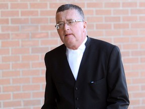 Defence lawyer Peter Royal seen in a 2012 file photo. A senior member of the Edmonton criminal bar, Royal was cited for contempt after refusing to wear a mask in provincial court.