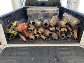 There were 18 catalytic converter thefts in all of 2020 in Fort Saskatchewan but RCMP said that number has increased by 244 per cent to August of this year.